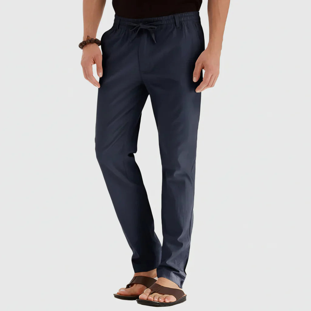 Pantaloni Estivi Casual con Elastico per Uomini