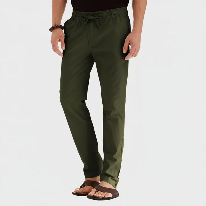 Pantaloni Estivi Casual con Elastico per Uomini