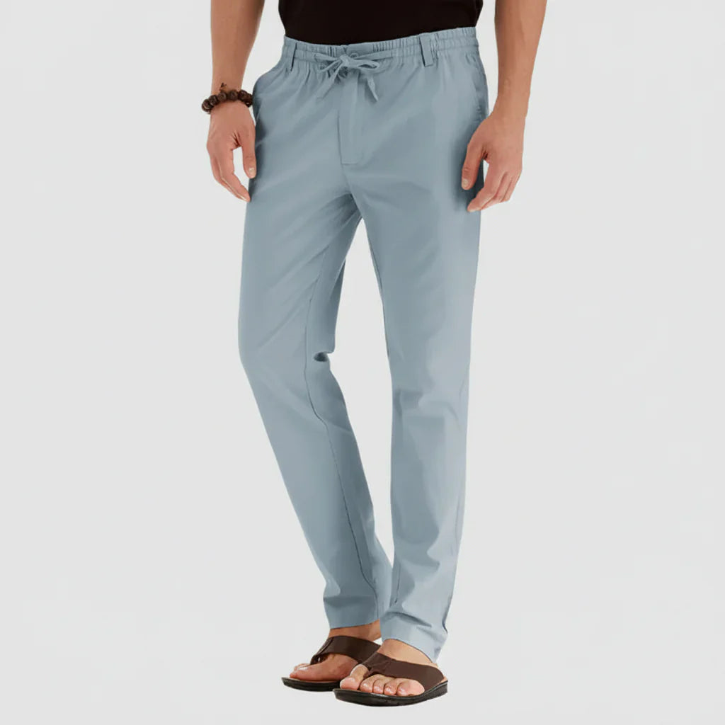 Pantaloni Estivi Casual con Elastico per Uomini
