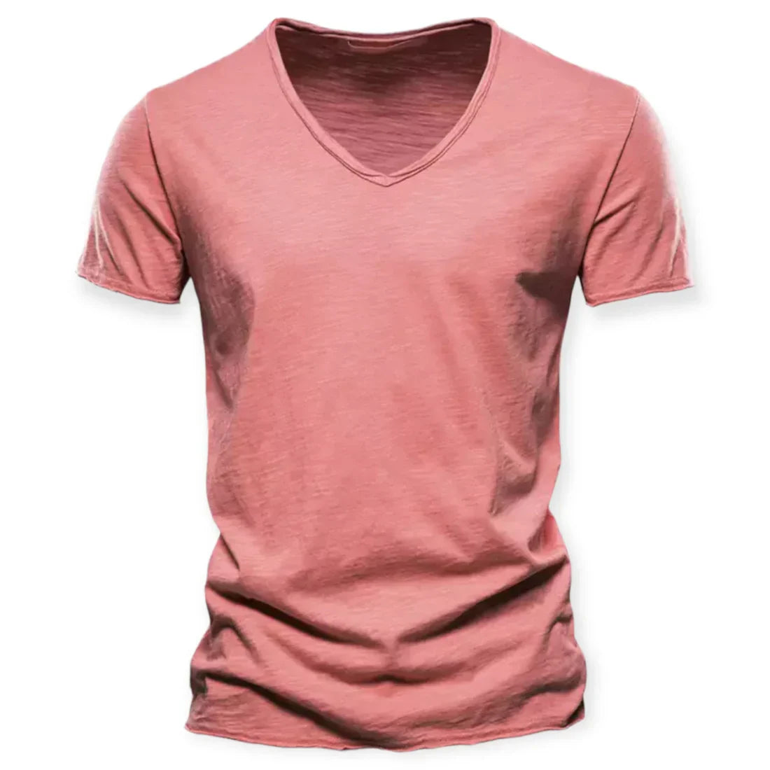 T-shirt con scollo a V da uomo