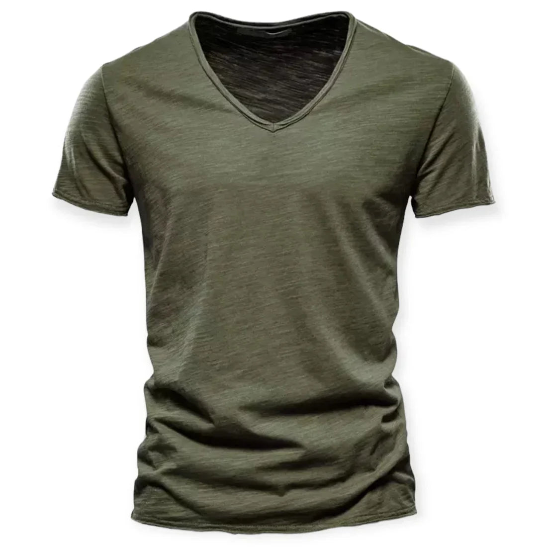 T-shirt con scollo a V da uomo