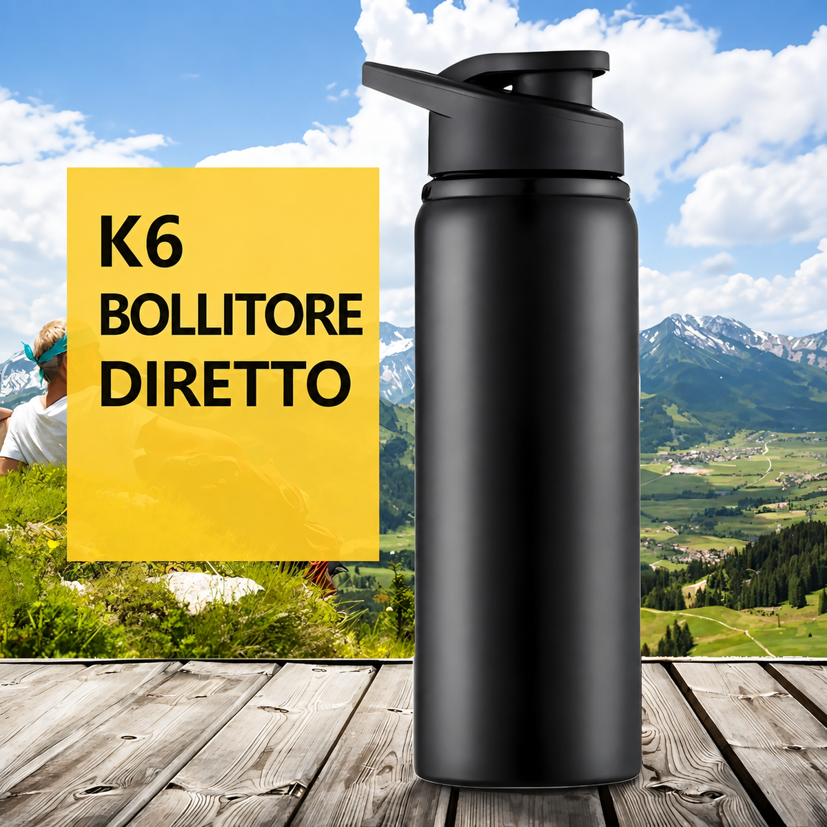 Borraccia termica da esterno in acciaio inox