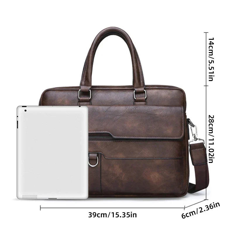 Benedicto – Elegante borsa a tracolla in pelle da uomo