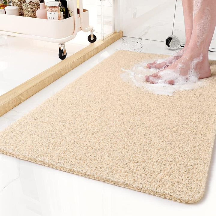 Tappeto da bagno in PVC antiscivolo con superficie morbida per massaggio ai piedi