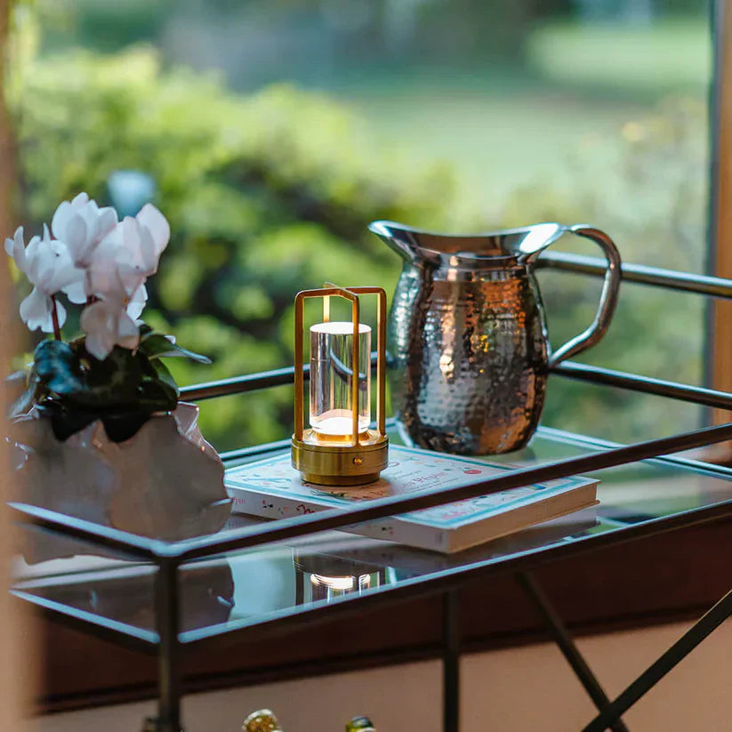 Nordic Crystal – Lampada da tavolo ricaricabile senza fili