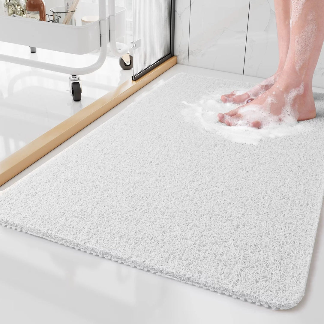 Tappeto da bagno in PVC antiscivolo con superficie morbida per massaggio ai piedi