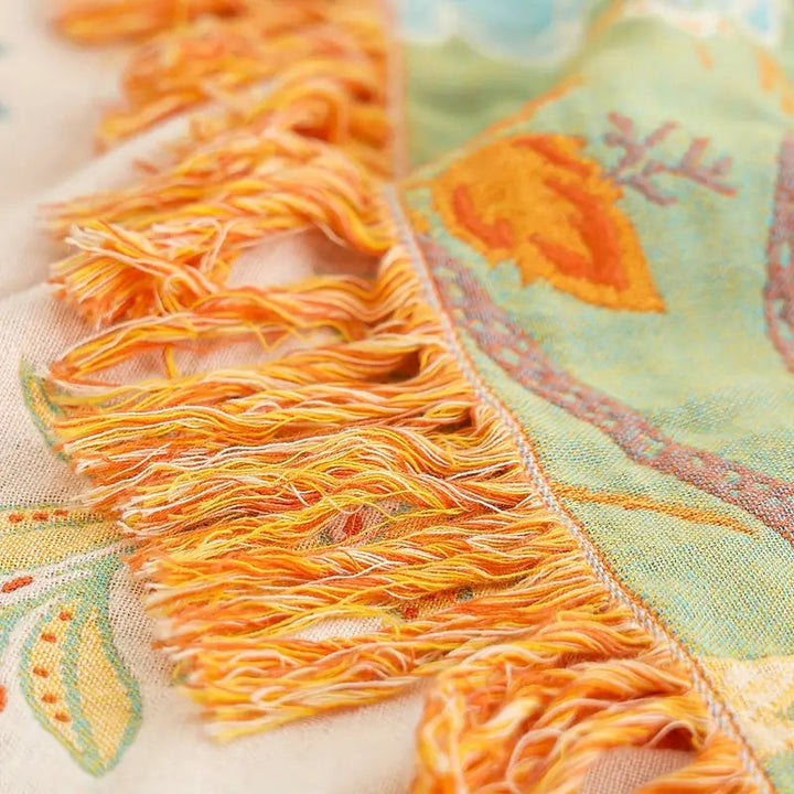 Coperta Floreale Accogliente Boho