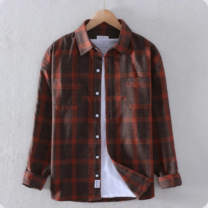 Camicia a Bottoni Stile Classico per Uomini