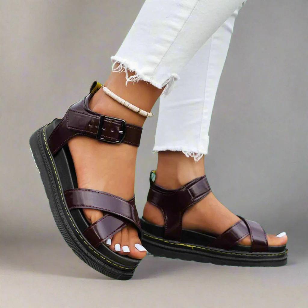 Sandali Gladiatore da Donna Eleganti con Piattaforma