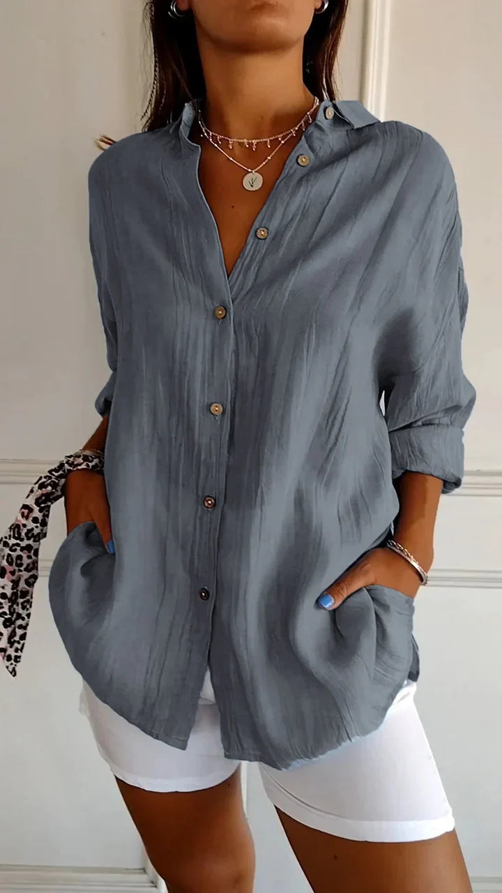 Camicia casual abbottonata da donna