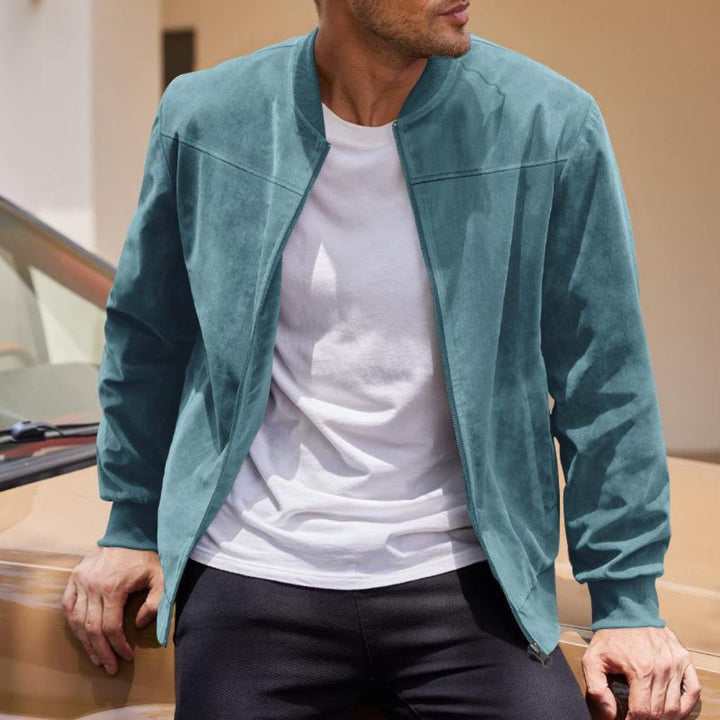 Giacca in Suede Retrò da Uomo