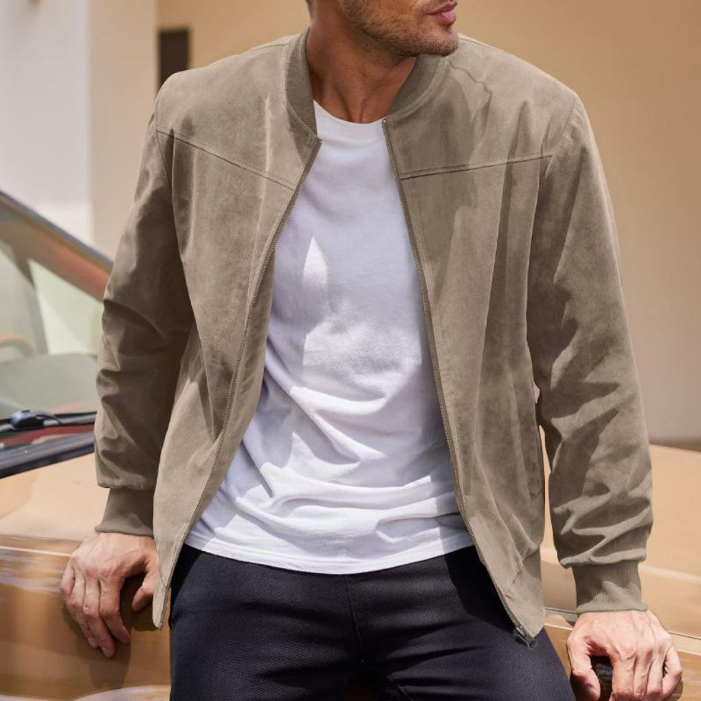 Giacca in Suede Retrò da Uomo
