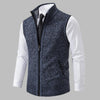 Gilet Zip Knitted Classico da Uomo