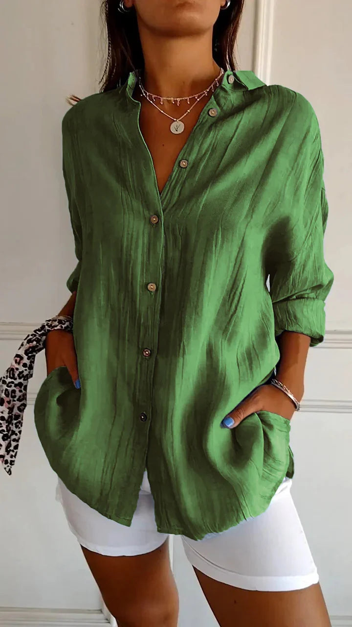 Camicia casual abbottonata da donna