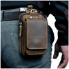 Borsa da Fianchi in Cuoio per Uomo