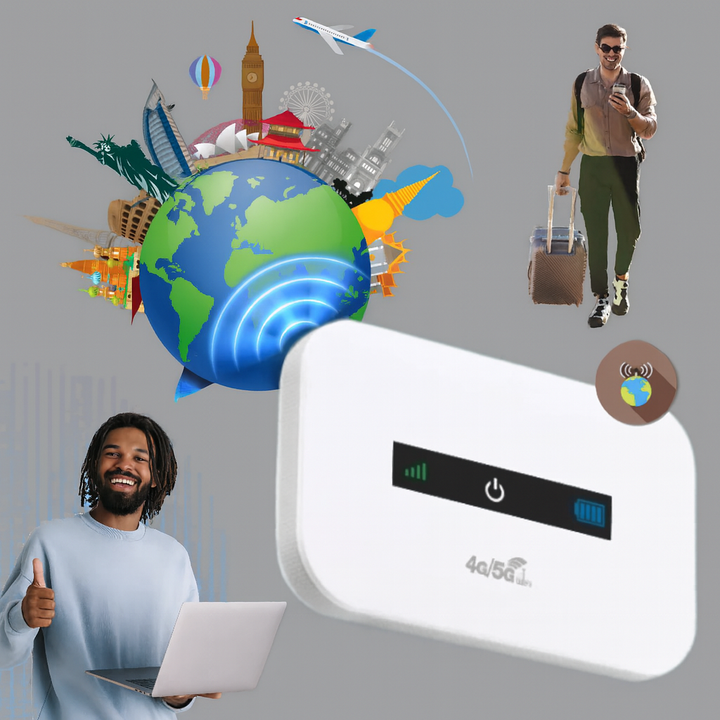Router Wi-Fi Portatile – Accesso Internet in Movimento
