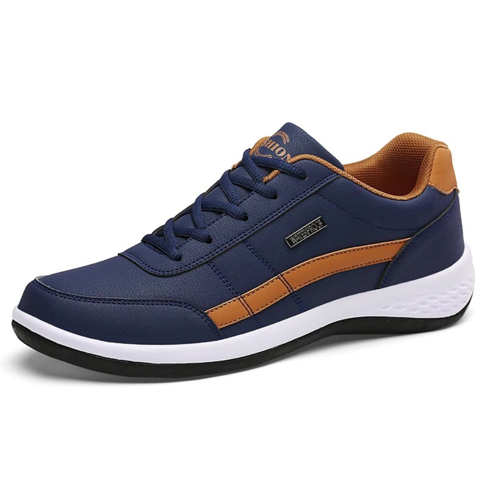 Sneakers ergonomiche in pelle da uomo