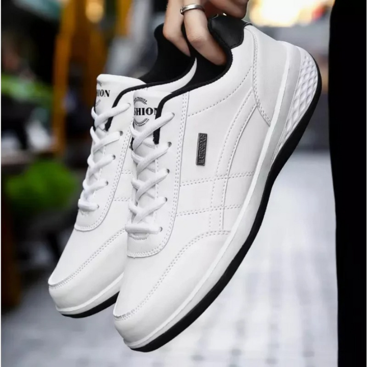 Sneakers ergonomiche in pelle da uomo