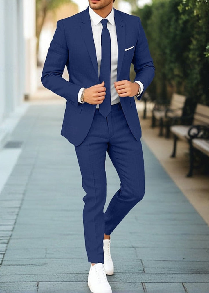 Completo casual in due pezzi in tessuto leggero