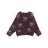 Evdokia  – Maglione con motivi floreali per bambini