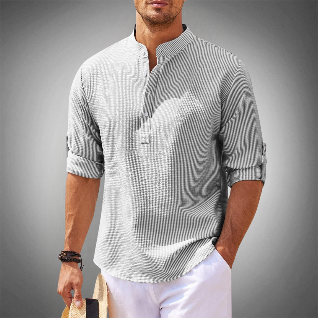 Maurice – Elegante camicia in lino per il gentiluomo moderno