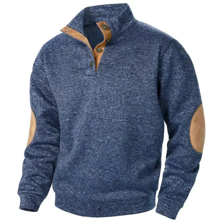Felpa da uomo con scollo a V per lo stile outdoor e casual