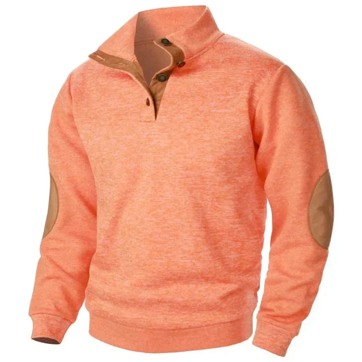 Felpa da uomo con scollo a V per lo stile outdoor e casual