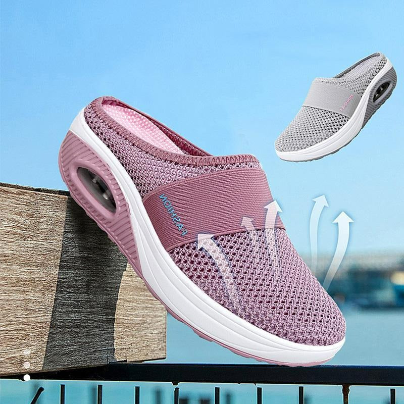 Slip-on ergonomiche con suola ad aria da donna