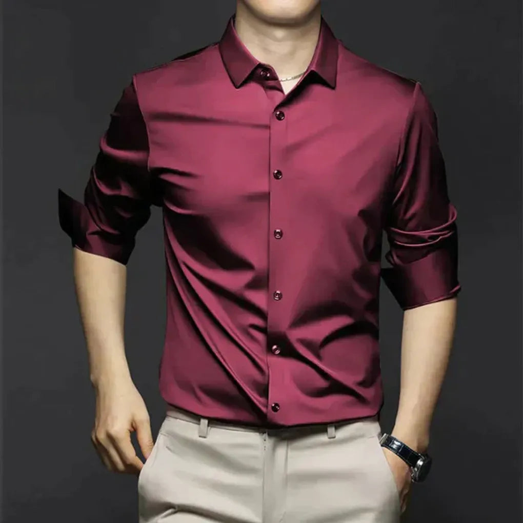Camicia Formale Senza Pieghe da Uomo – Stilosa e a Bassa Manutenzione