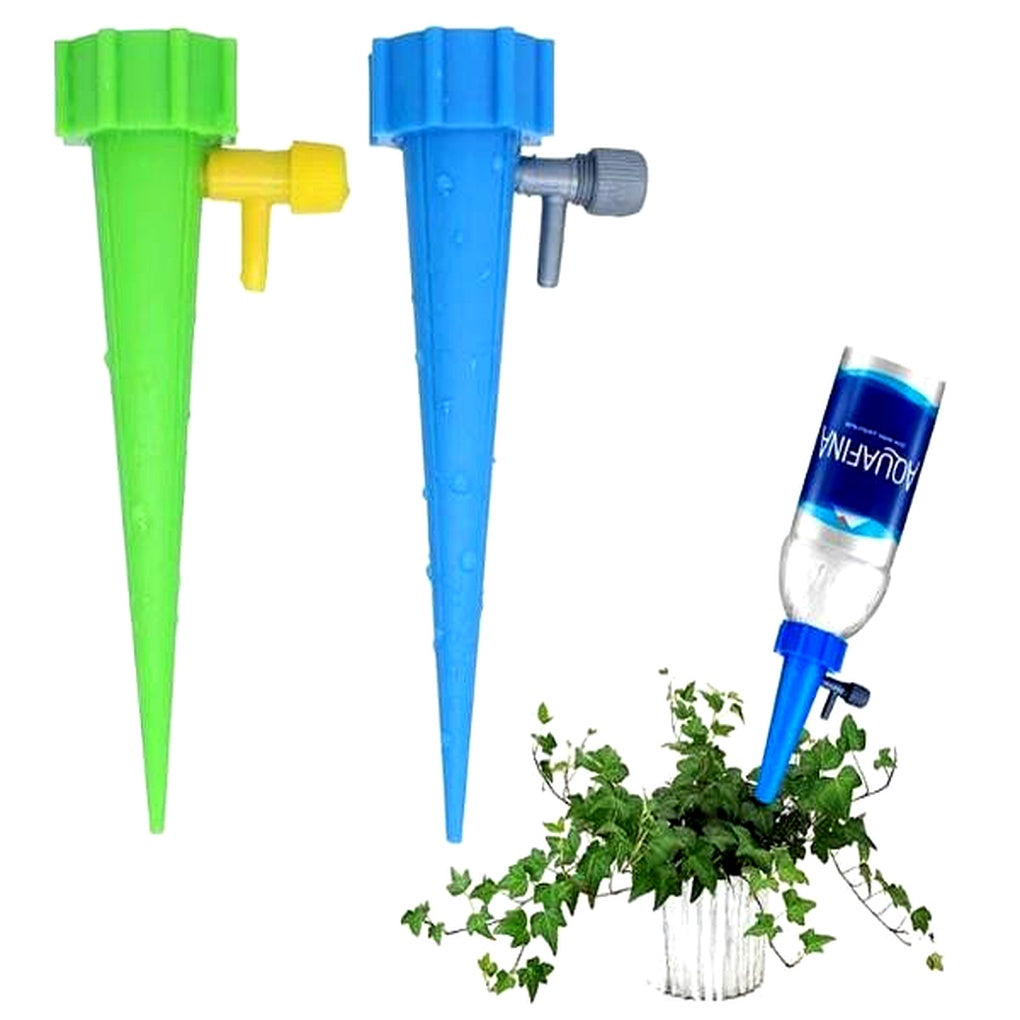 Punta di Innaffiatura Automatica per Piante (Pacco da 12) – Aiuto da Giardino con Flusso Regolabile