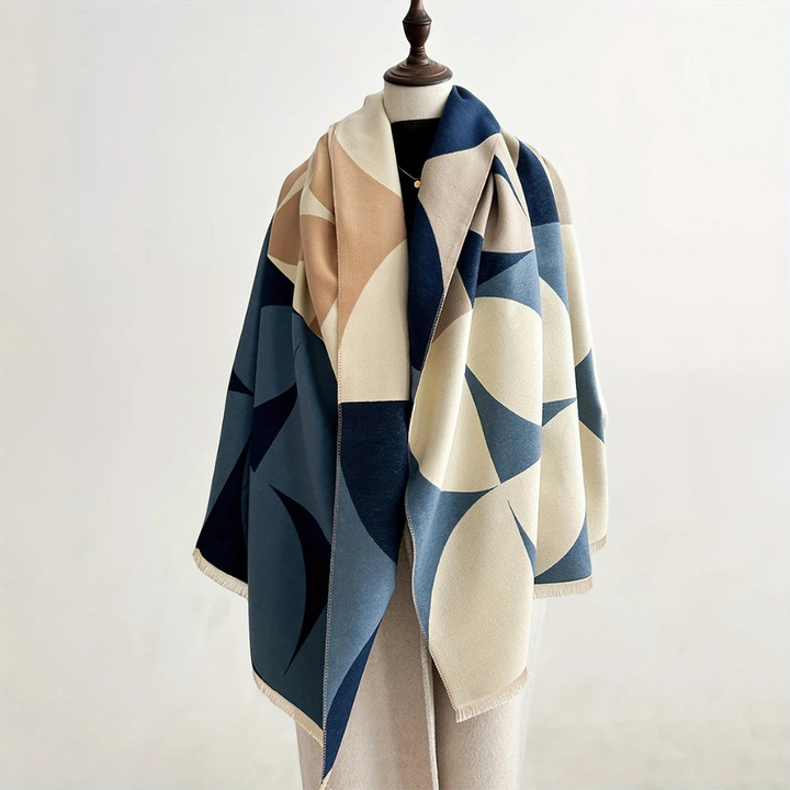 Sciarpa Poncho Reversibile