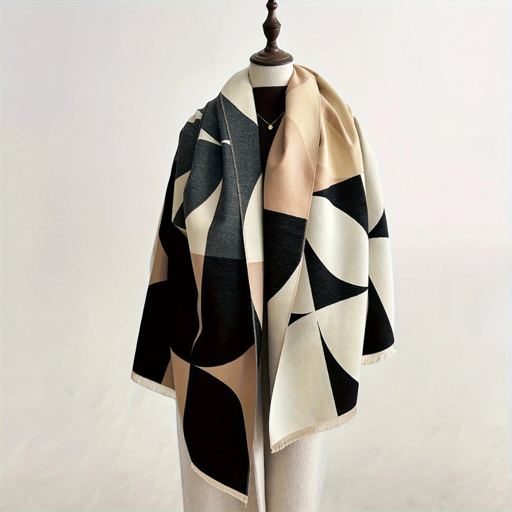 Sciarpa Poncho Reversibile