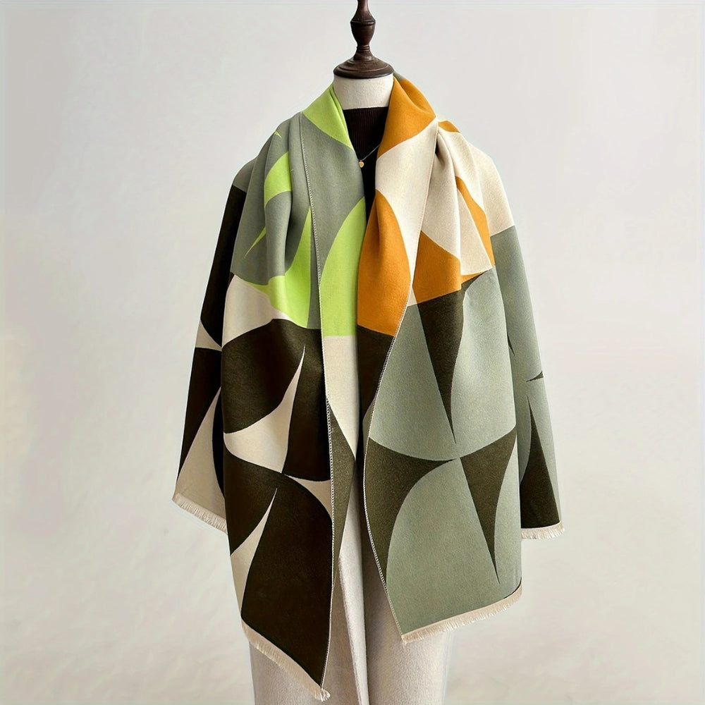 Sciarpa Poncho Reversibile