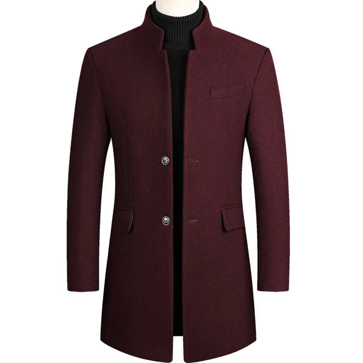 Cappotto Formale Lungo da Uomo con Eleganza Senza Tempo