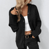 Cardigan in Maglia da Donna – Caldo Bottoni con Dettaglio Puffer