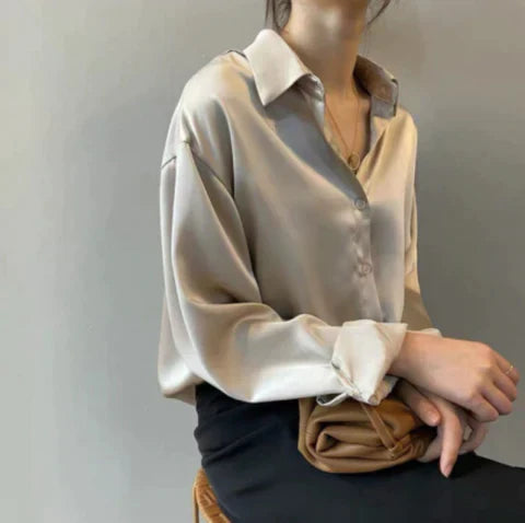 Blusa in Satin da Donna
