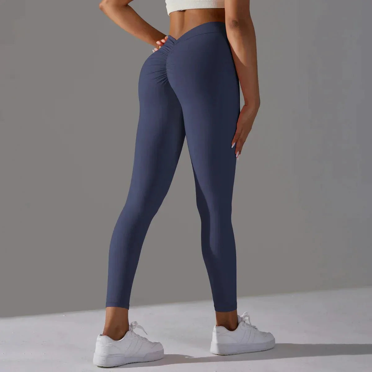 Leggings sportivi a vita alta con effetto push-up da donna