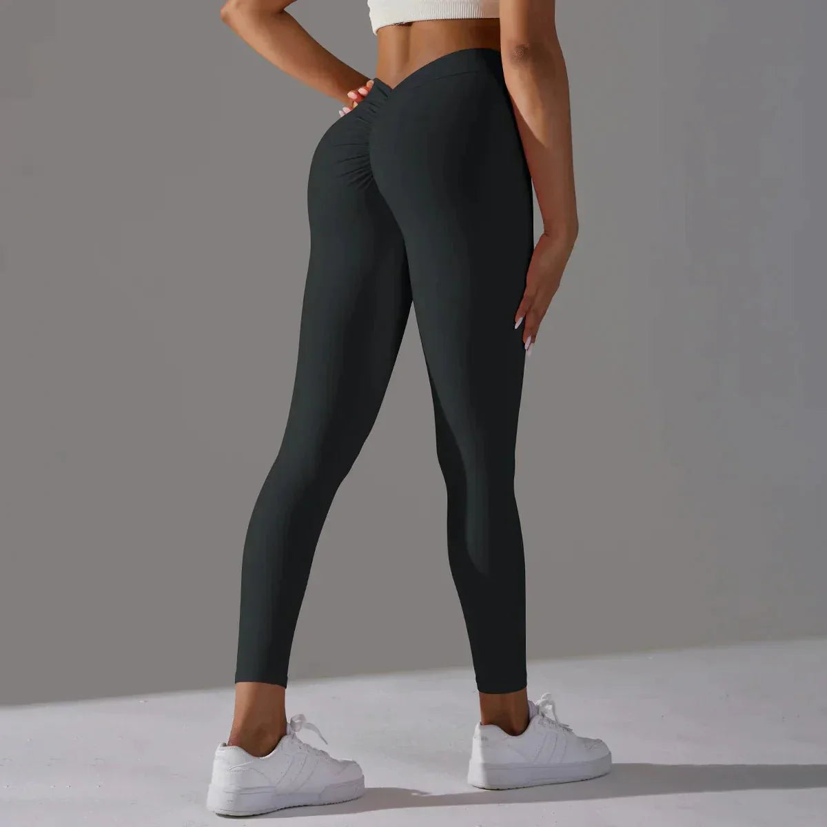 Leggings sportivi a vita alta con effetto push-up da donna