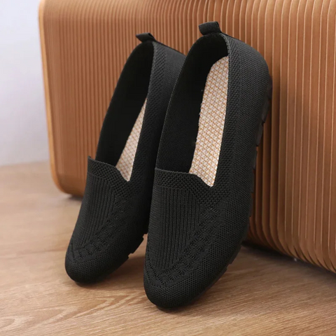 Ballerine in maglia imbottite