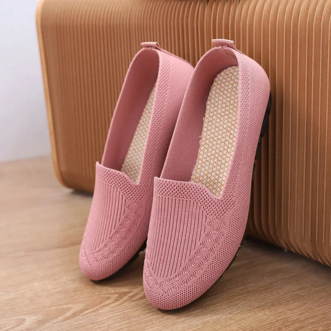 Ballerine in maglia imbottite