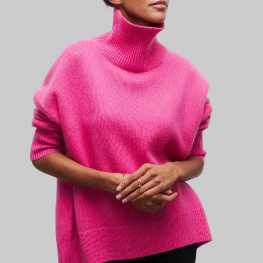 Maglione Collo Alto Donna – Maglione Pronto per Inverno