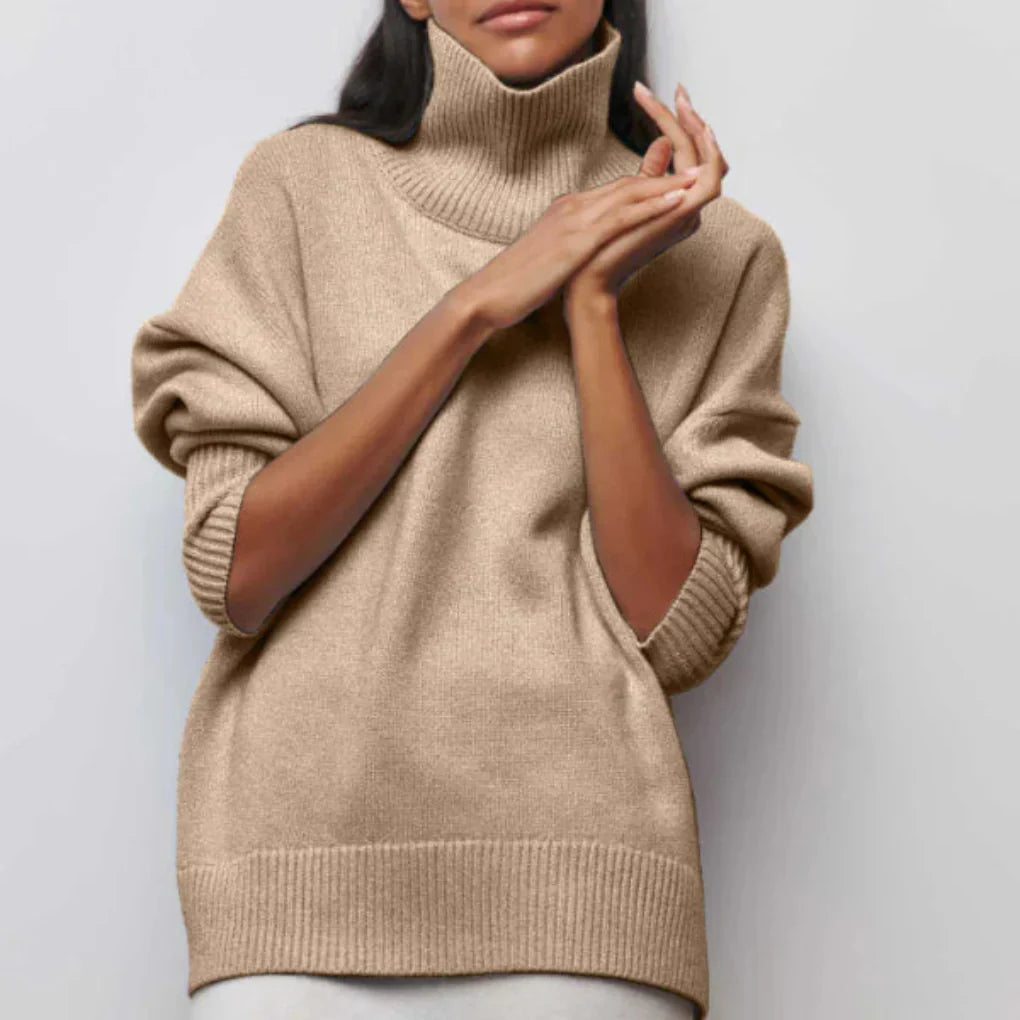 Maglione Collo Alto Donna – Maglione Pronto per Inverno