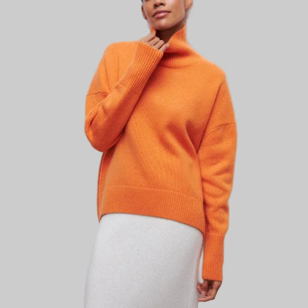 Maglione Collo Alto Donna – Maglione Pronto per Inverno