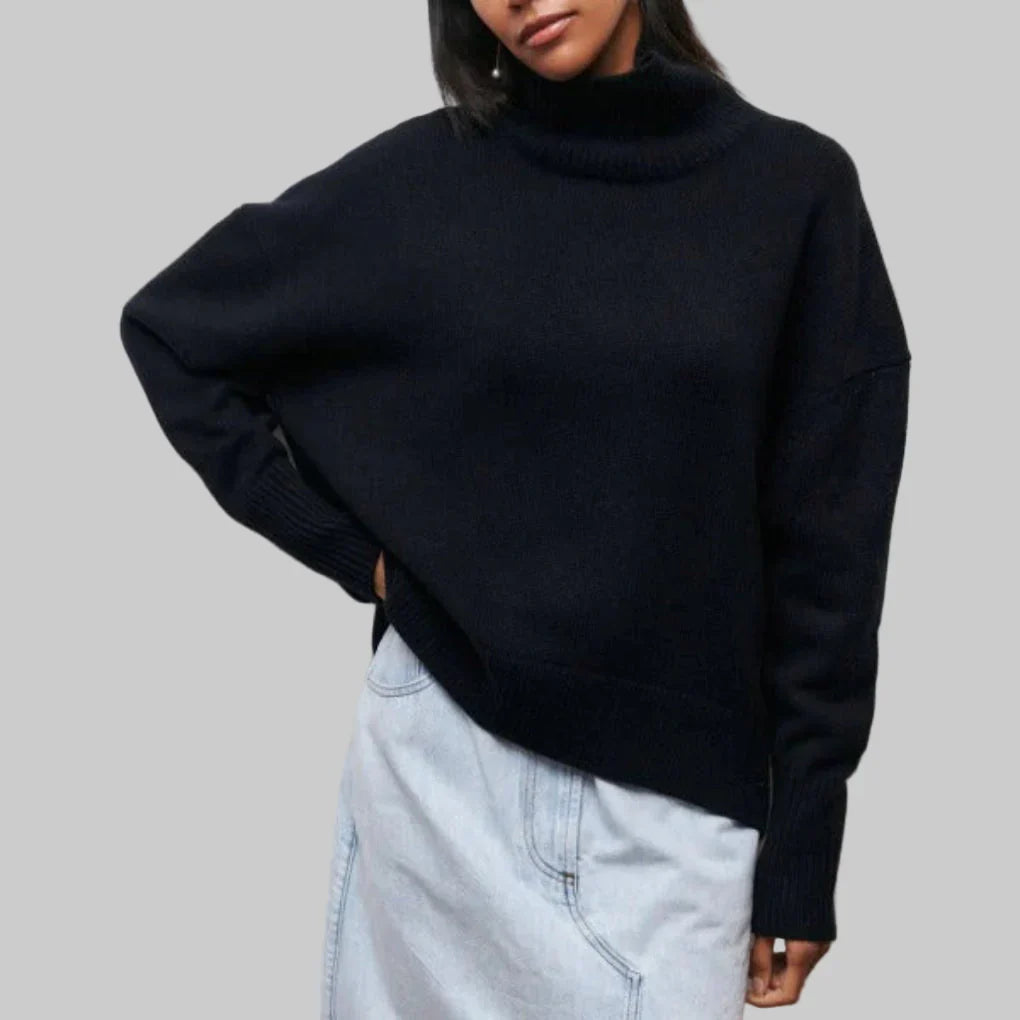 Maglione Collo Alto Donna – Maglione Pronto per Inverno