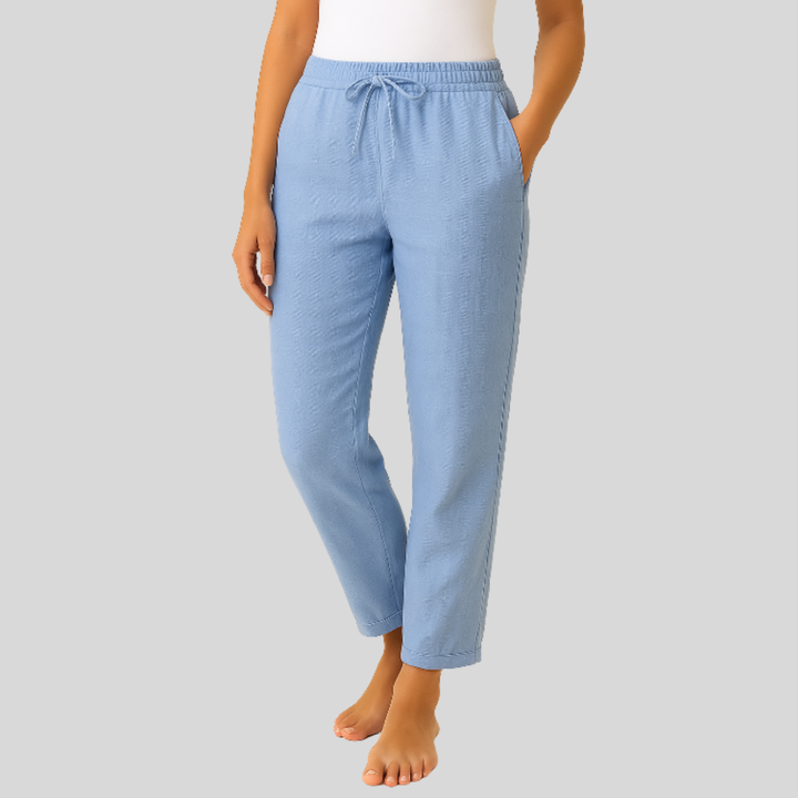 Pantaloni in Misura Lino per Donne - Eleganza Senza Sforzo