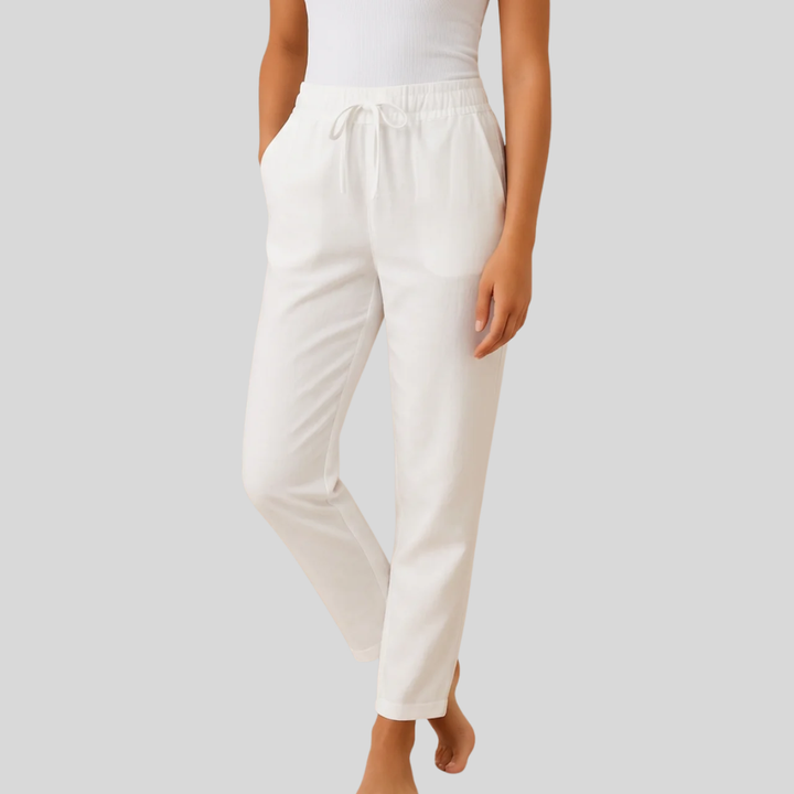 Pantaloni in Misura Lino per Donne - Eleganza Senza Sforzo