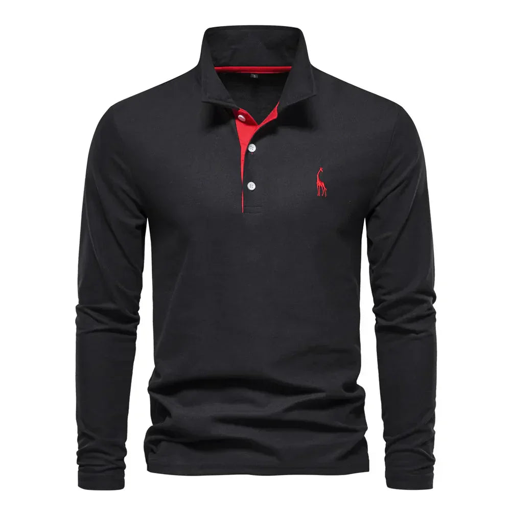 Bastian – Polo a maniche lunghe da uomo