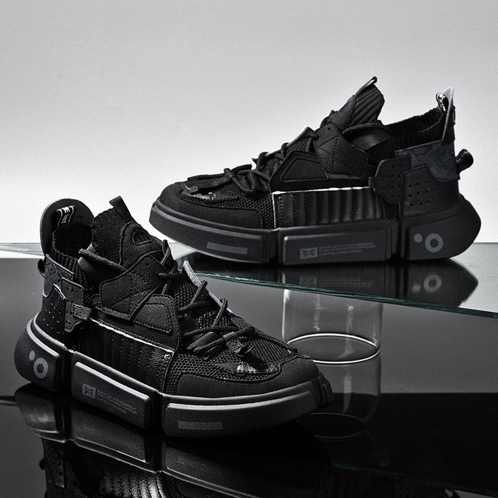 Sneakers streetwear con suola spessa