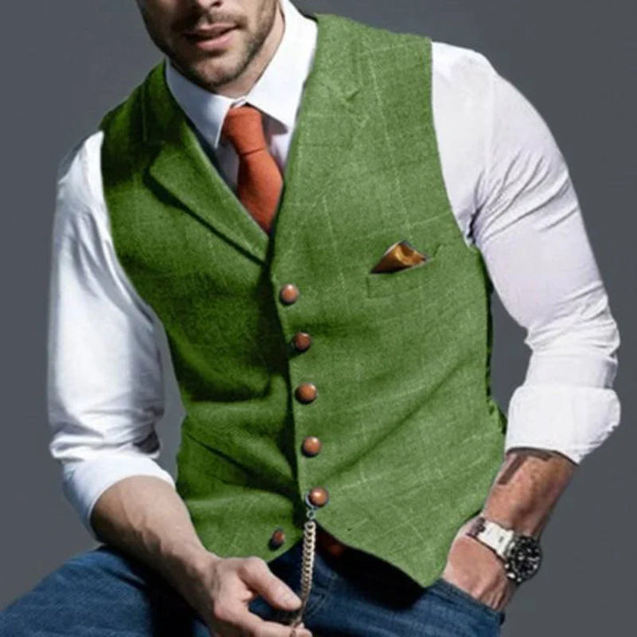 Gilet a Quadri da Uomo – Elegante con Appello Versatile