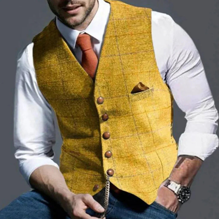 Gilet Vintage da Uomo – Heritage Classico con Stile a Strati